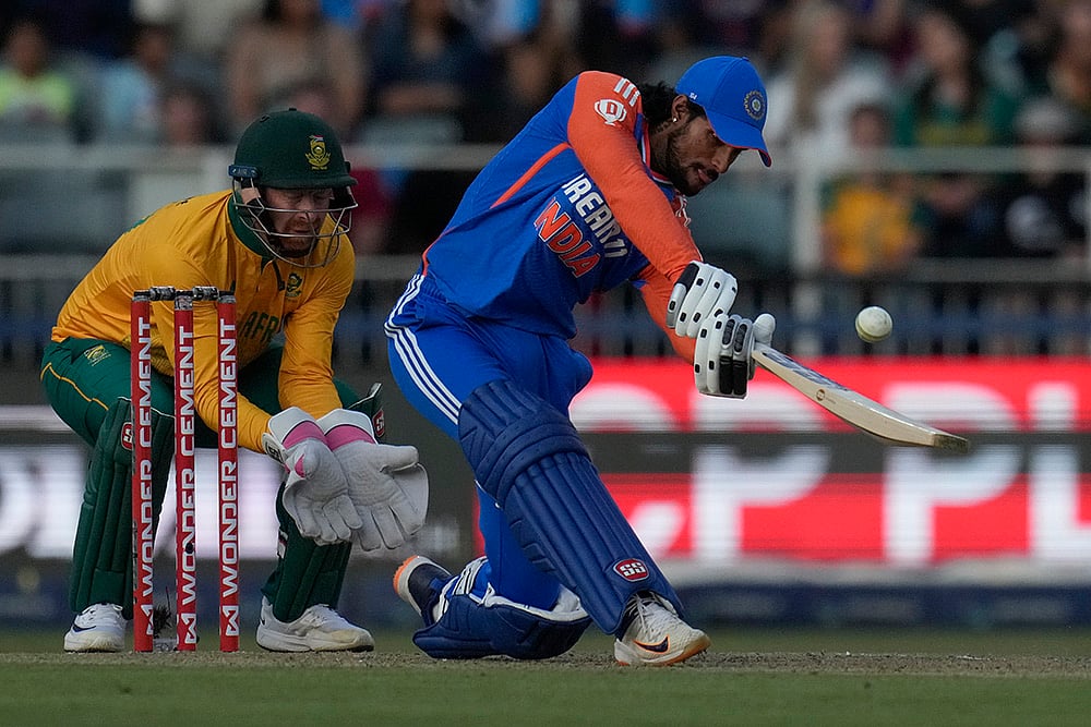 India Vs South Africa 4th T20I at the Wanderers Stadium in Johannesburg photo_Tilak Varma