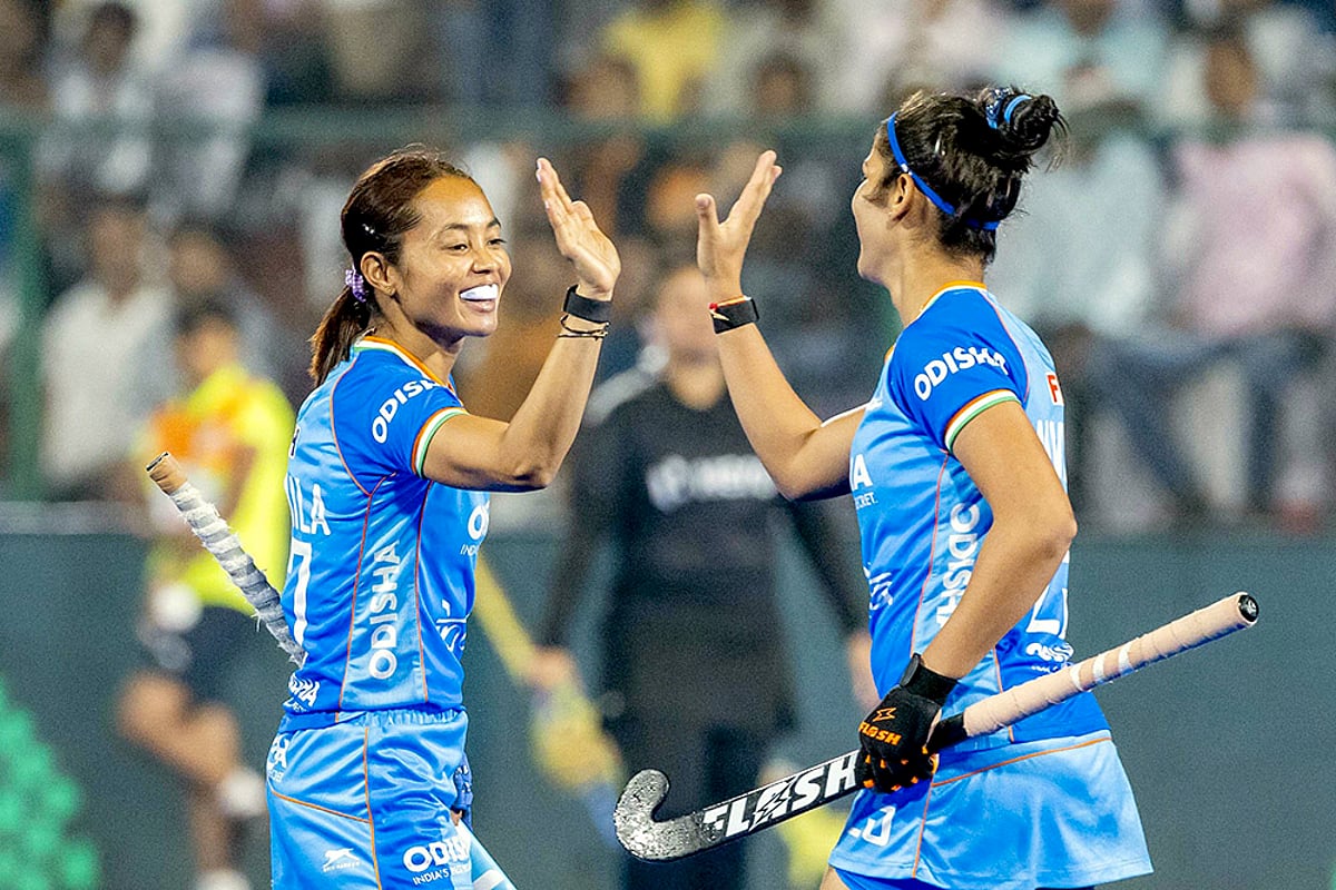 Women's Asian Champions Trophy 2024 hockey match India and Thailand photos_Navneet Kaur
