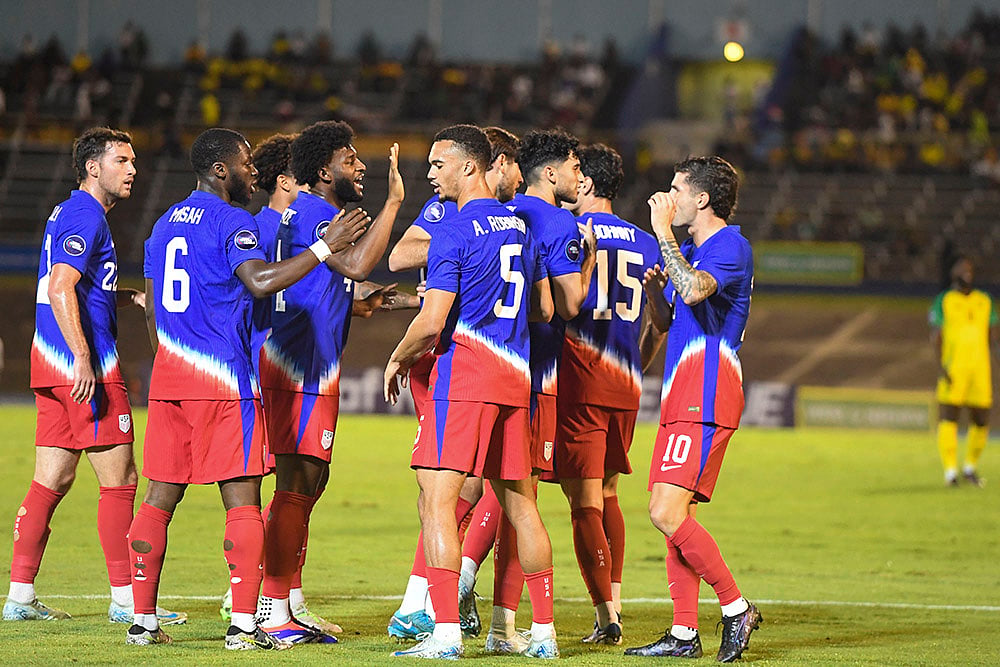 Jamaica vs United States CONCACAF Nations League quarterfinal first leg photo gallery