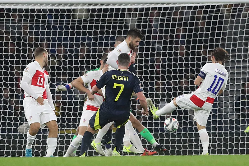 Britain Scotland vs Croatia UEFA Nations League Soccer gallery_John McGinn
