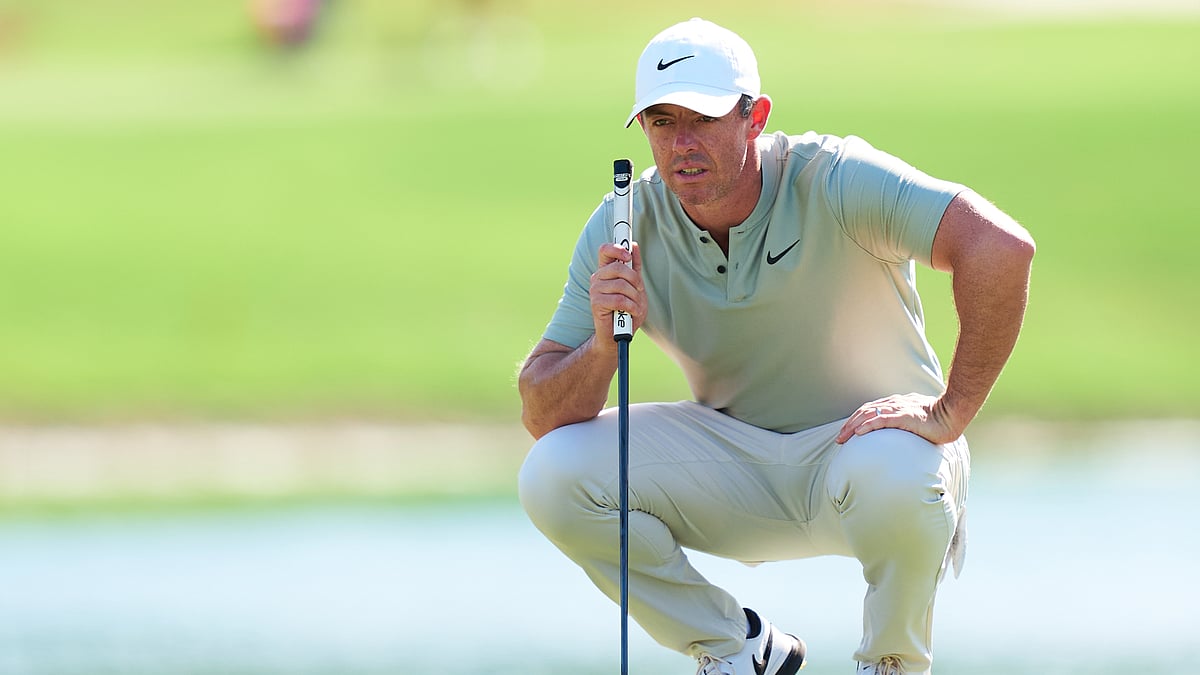 Rory McIlroy pictured during Saturday's third round