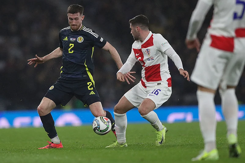 Britain Scotland vs Croatia UEFA Nations League Soccer gallery_Anthony Ralston