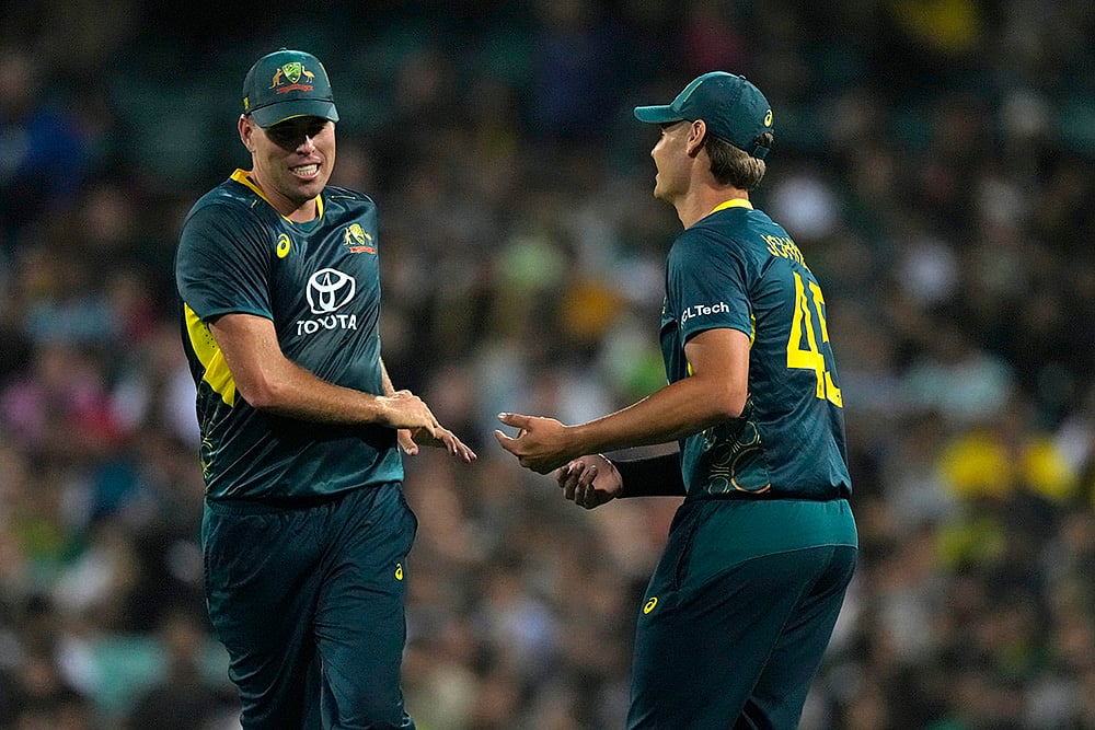 Australia vs Pakistan 2nd T20I Cricket in Sydney photos_pencer Johnson,