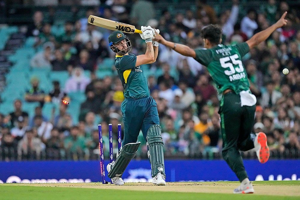 Australia vs Pakistan 2nd T20I Cricket in Sydney photos_Matt Short