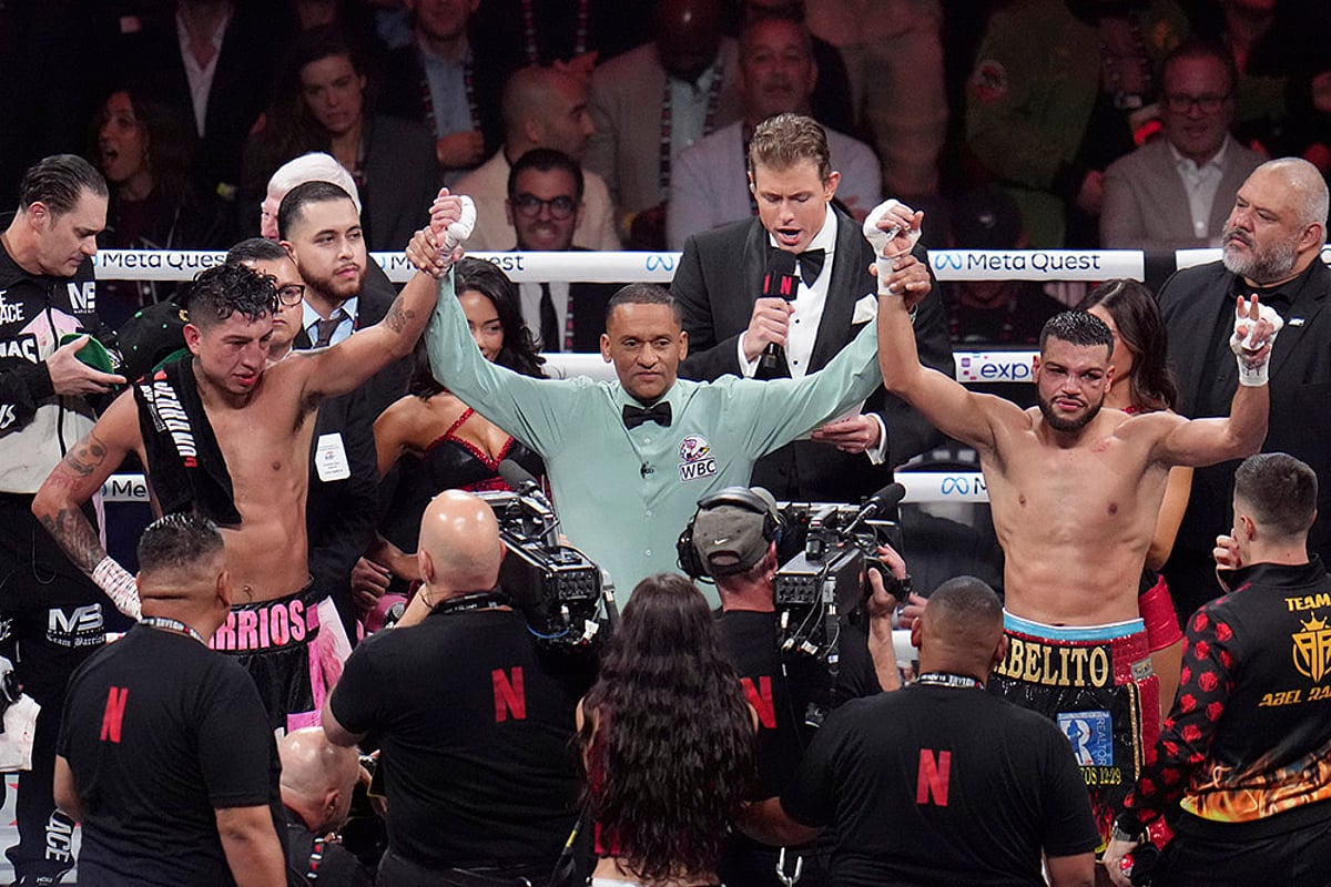 Mario Barrios vs Abel Ramos WBC welterweight title bout match in texas_1