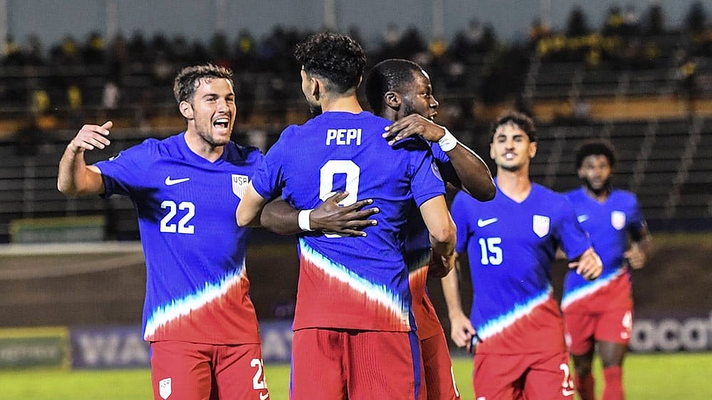Jamaica vs United States CONCACAF Nations League quarterfinal first leg photo_Ricardo Pepi