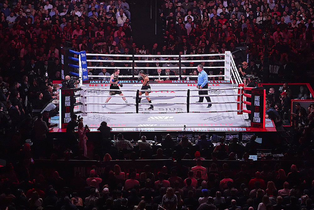 Amanda Serrano vs Katie Taylor womens junior welterweight title bout in texas_7
