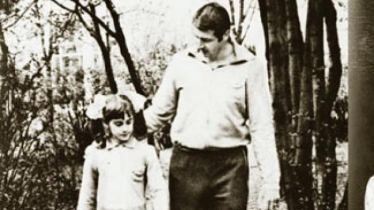 Nadia Comaneci with coach Bela Karolyi