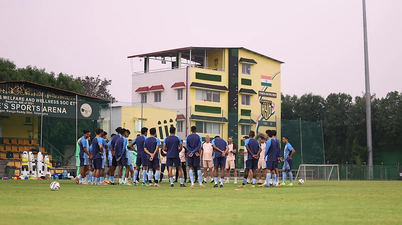 india national football team in hyderabad X indian football team