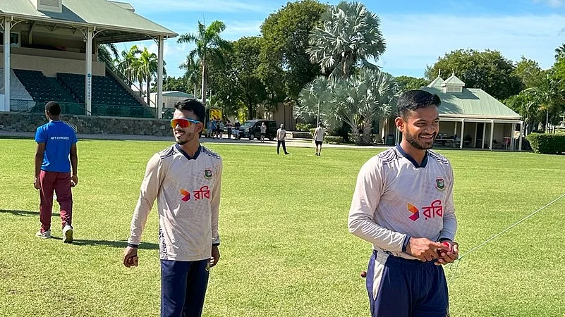 bangladesh players in antigua X bangladesh cricket