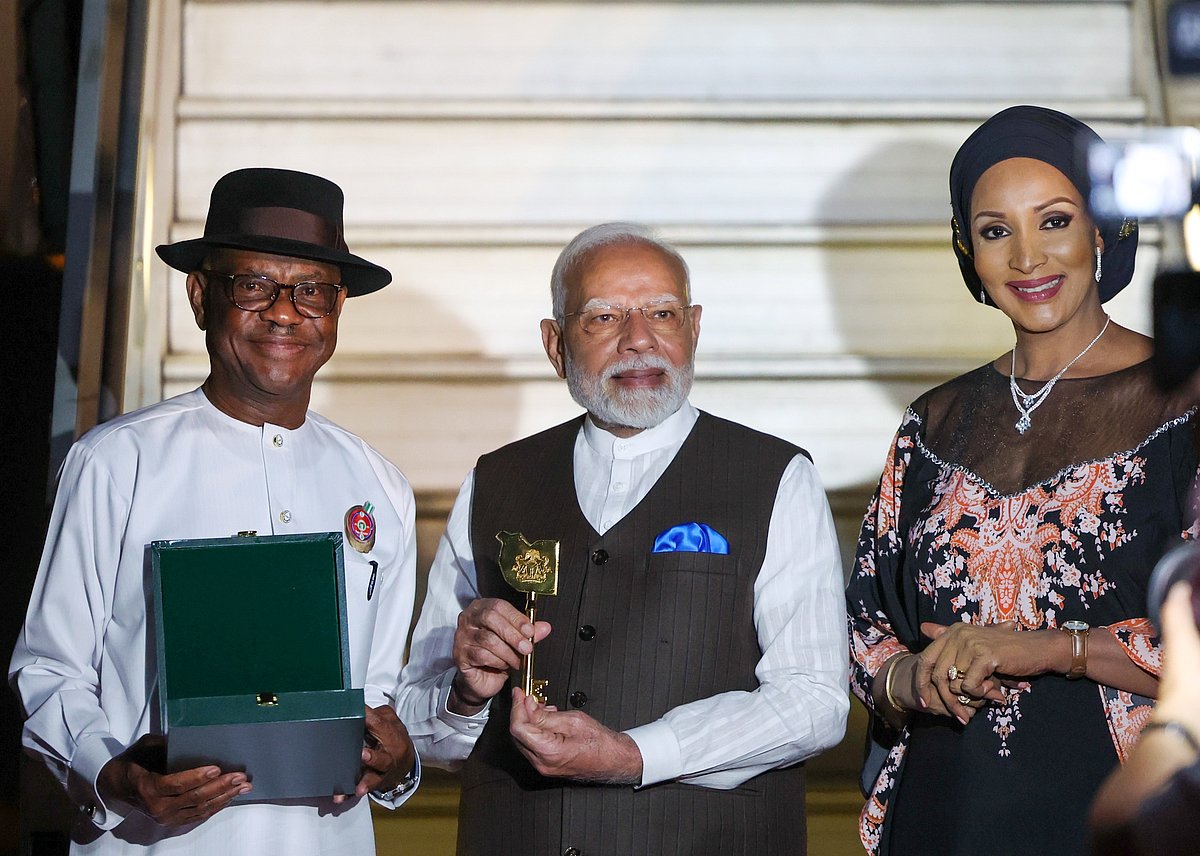 Prime Minister Narendra Modi visits Nigeria 