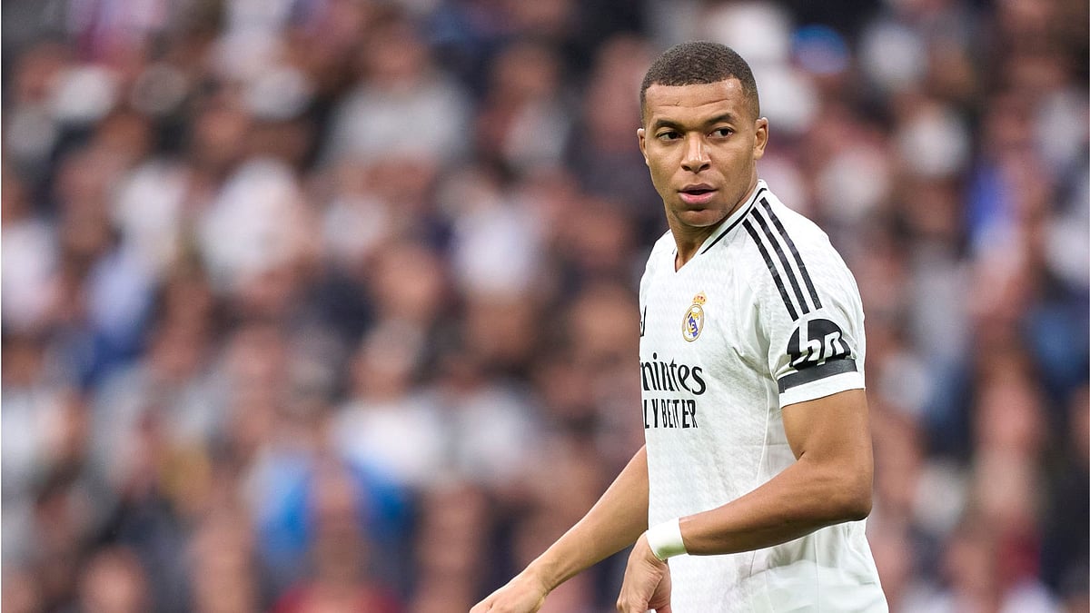 Real Madrid forward Kylian Mbappe - null