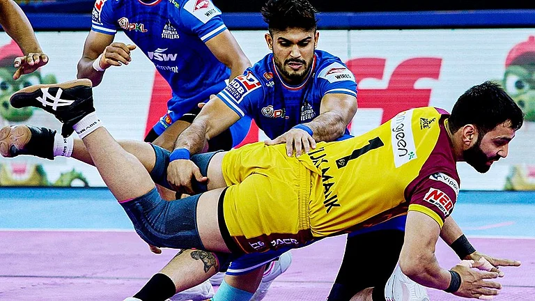 PKL 11: Telugu Titans defeated Haryana Steelers. - X/ProKabaddi