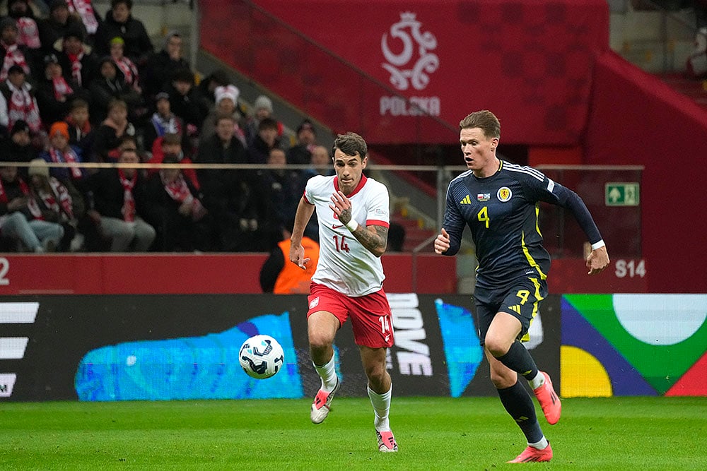 UEFA Nations League Soccer Poland vs Scotland football gallery_Scott McTominay
