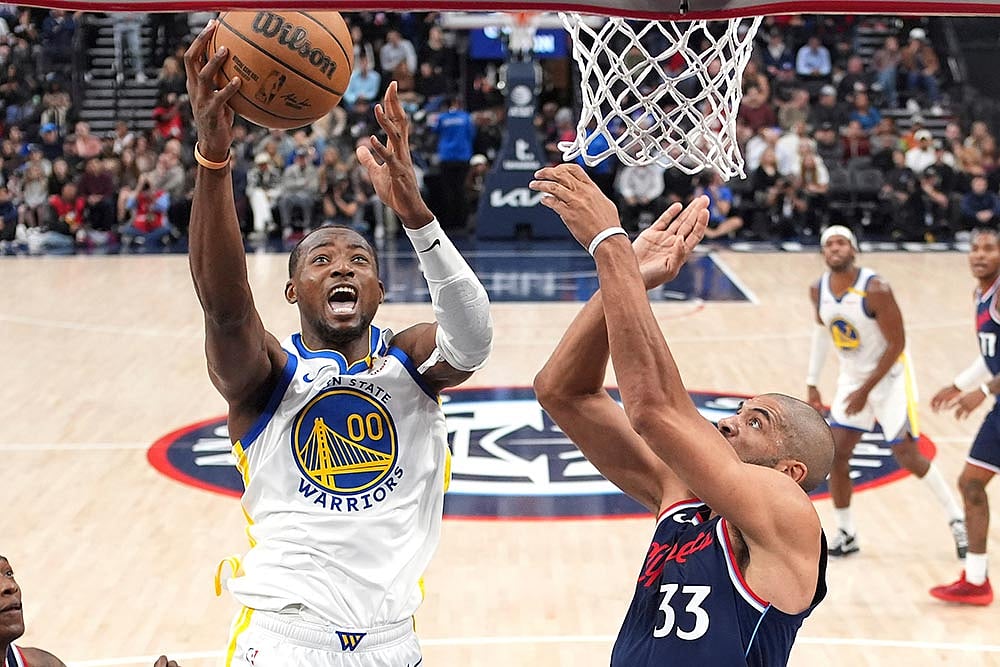 Clippers Warriors Basketball
