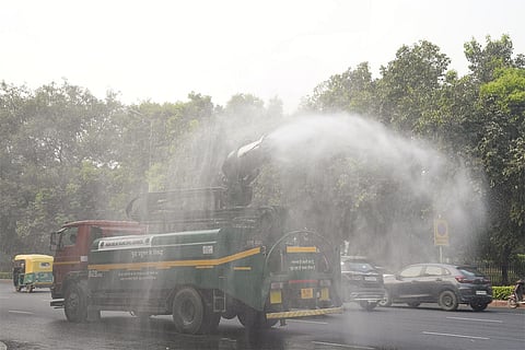 Air Pollution: Sprinkling water to curb smog