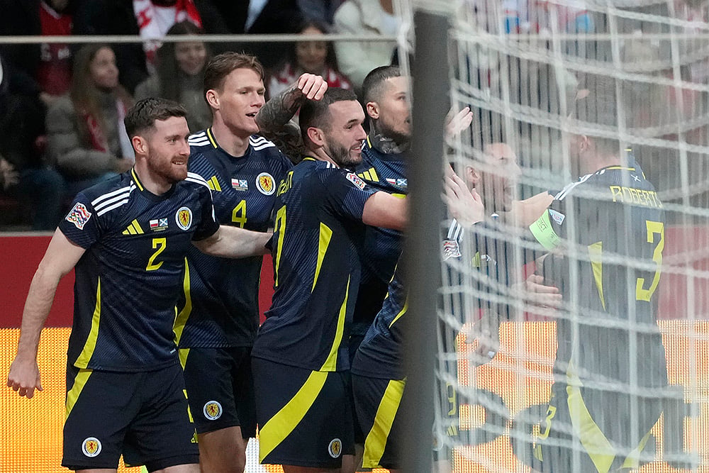 UEFA Nations League Soccer Poland vs Scotland football gallery_ John McGinn