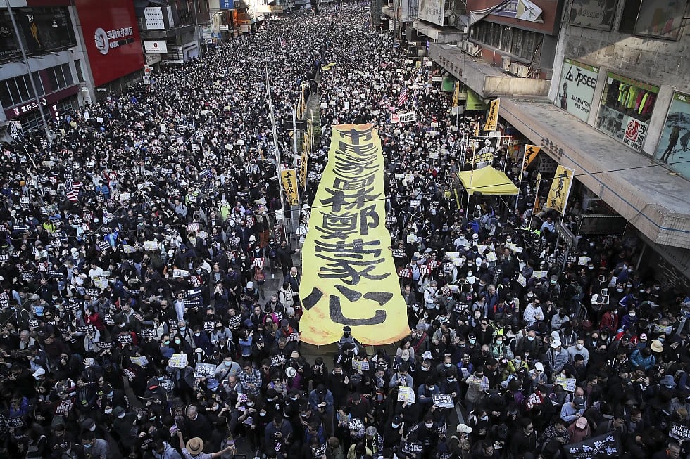 AP : Pro-Democracy protest in Hong Kong