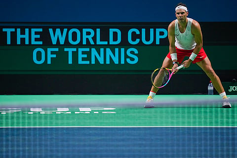 Davis Cup 2024 Finals training session