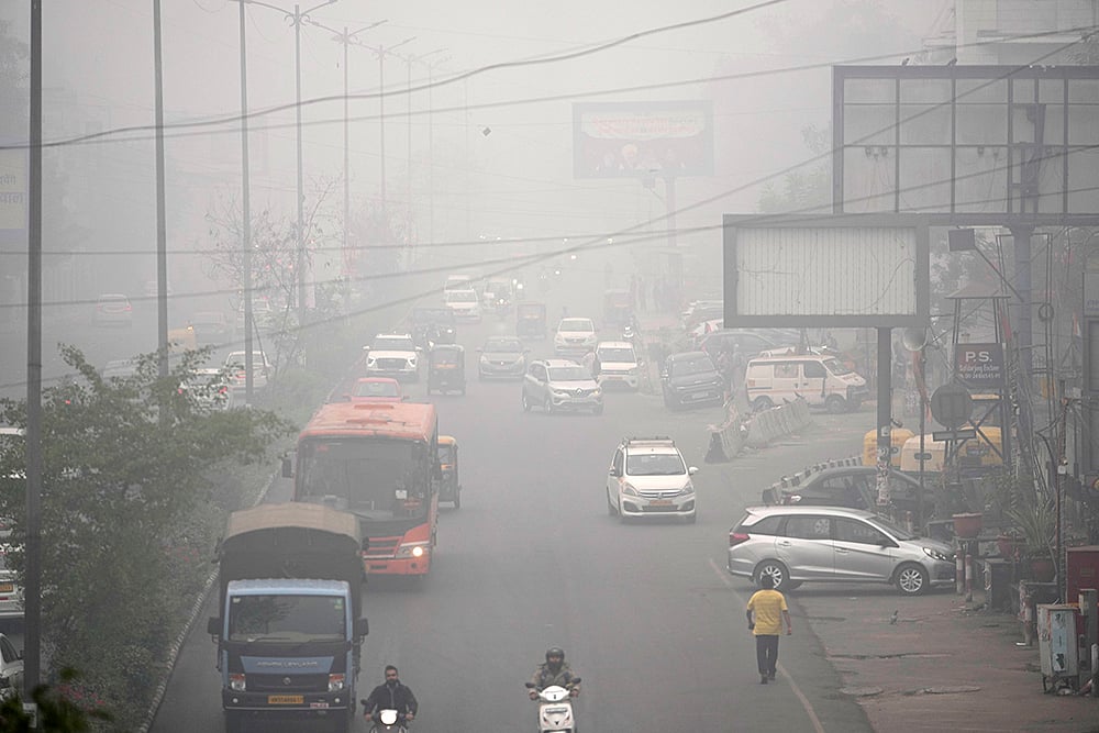 North India Air pollution photo gallery_Smog in Delhi