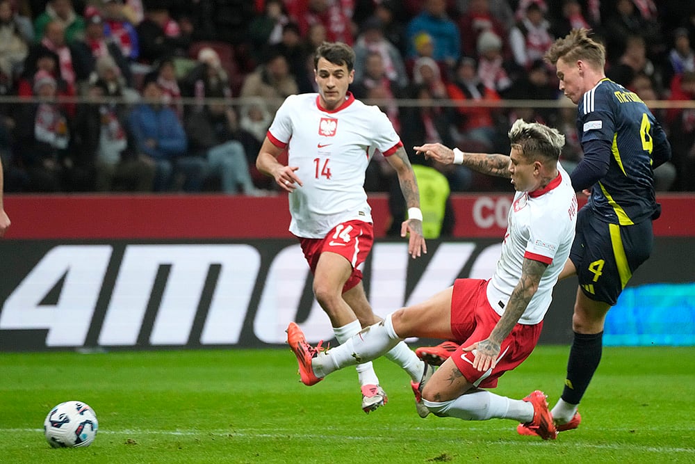 UEFA Nations League Soccer Poland vs Scotland football gallery_Scott McTominay