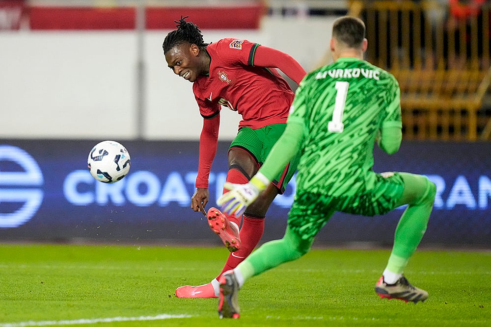 UEFA Nations League Soccer Croatia Vs Portugal football gallery_Rafael Leao