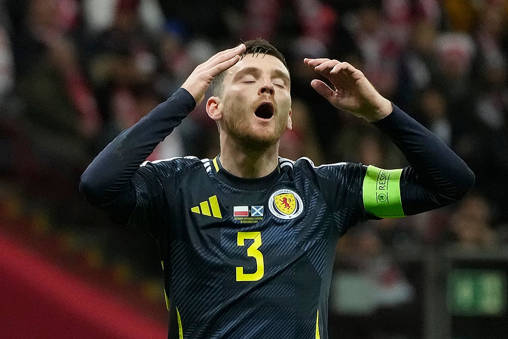 UEFA Nations League Soccer Poland vs Scotland football gallery_Andy Robertson
