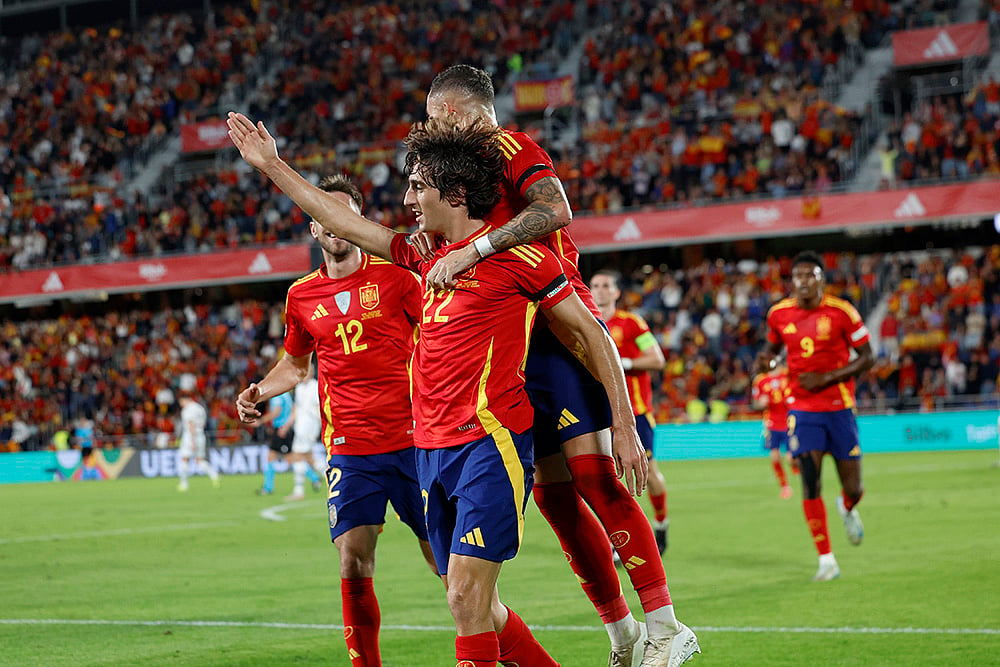 UEFA Nations League Soccer Spain Vs Switzerland football gallery_Bryan Gil