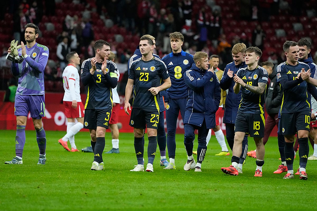UEFA Nations League Soccer Poland vs Scotland football gallery
