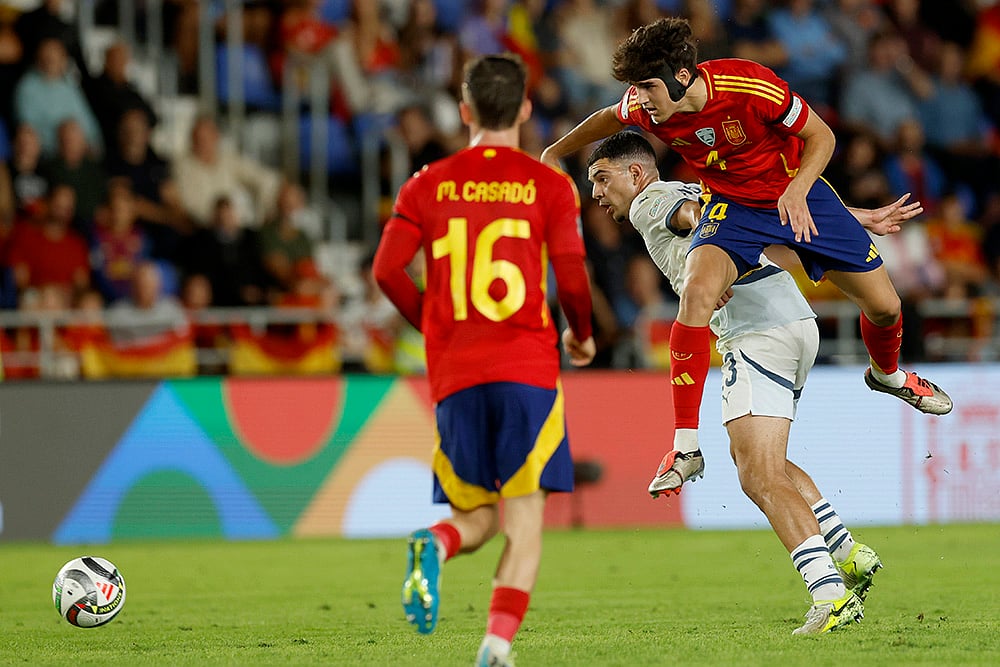 UEFA Nations League Soccer Spain Vs Switzerland football gallery_Laporte