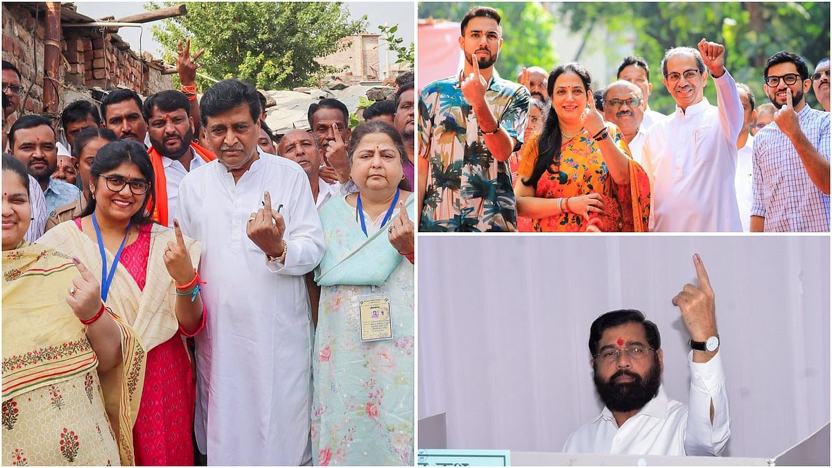 | Photo: PTI : Over 18% Voter Turnout Till 11 AM; Polling Underway For All 288 Seats