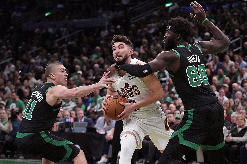 NBA Boston Celtics vs Clevland Cavaliers Basketball_Neemias Queta