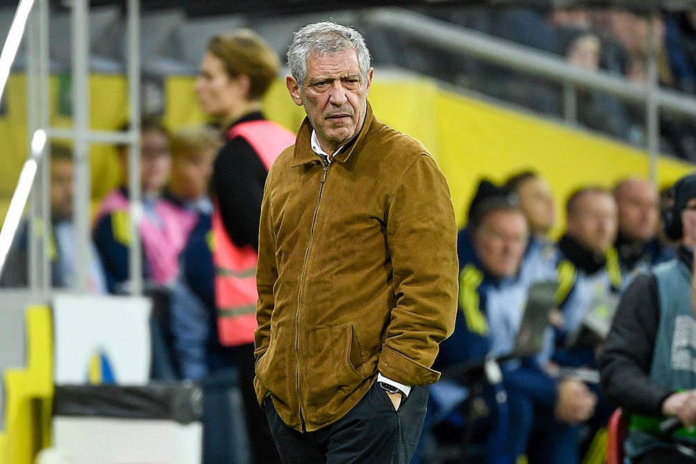 Nations League Soccer Sweden vs Azerbaijan football match_Fernando Santos
