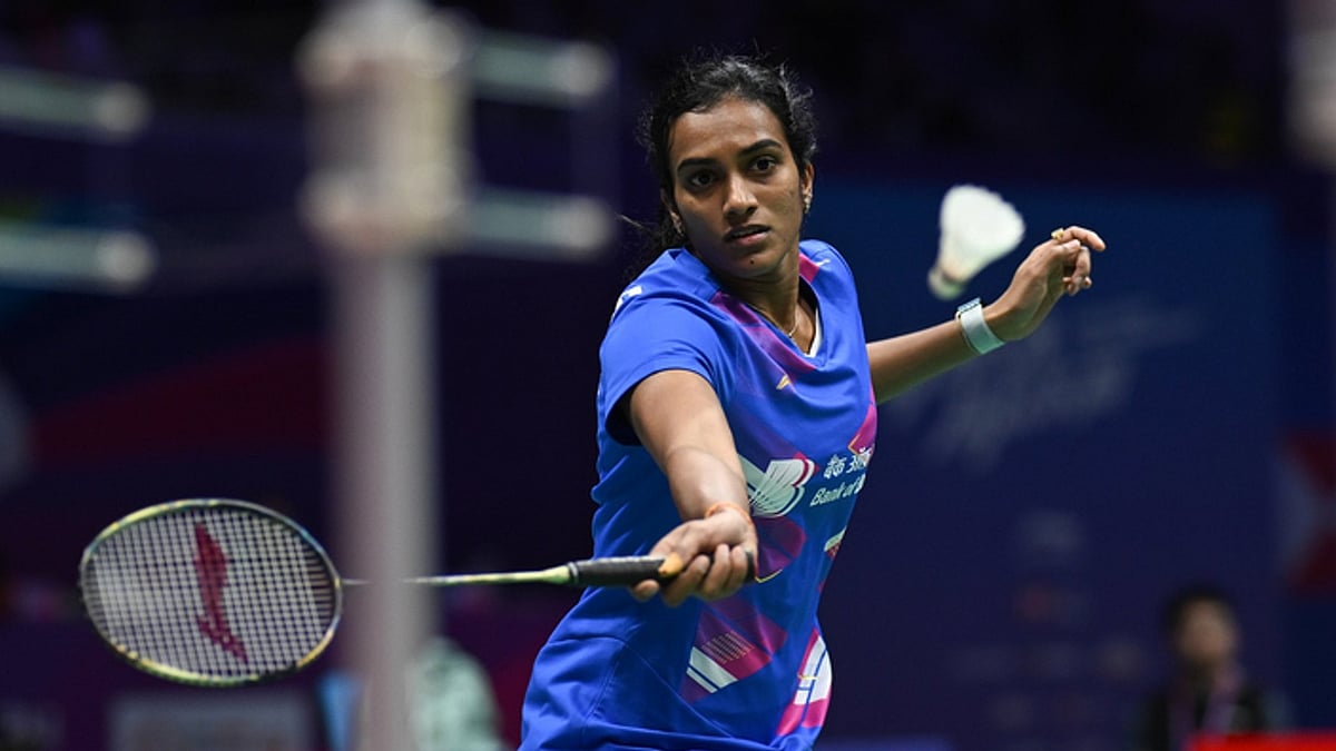 Photo: X | BAI Media : Indian shuttler PV Sindhu.