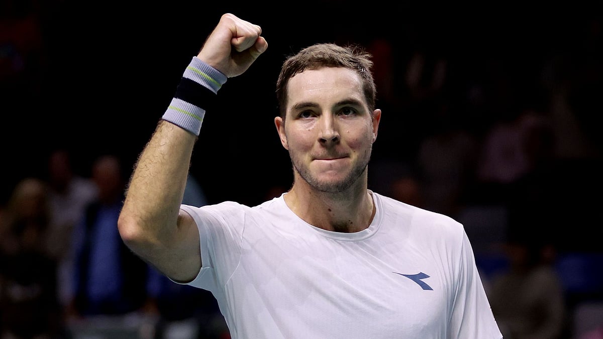 Struff celebrates sealing Germany's place in the semi-finals