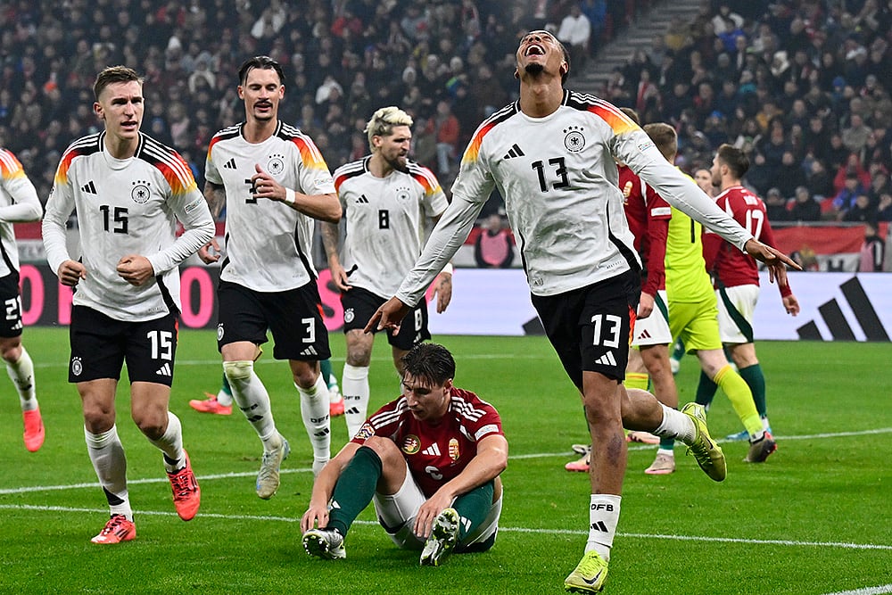 Nations League Soccer Hungary vs Germany football match_Felix Nmecha