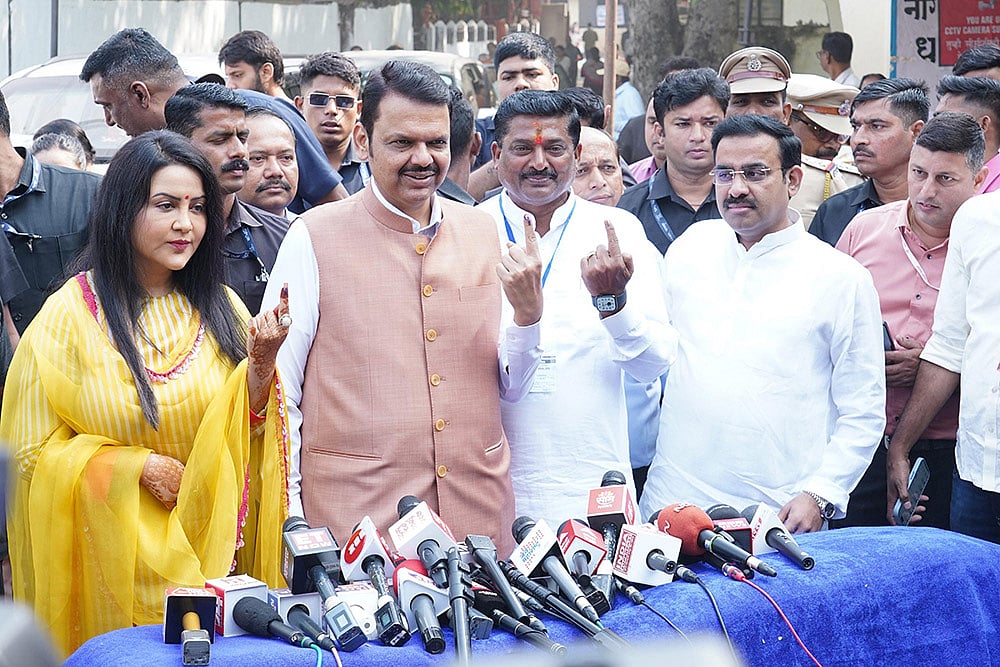 Voting for 2024 Maharashtra state assembly elections_Devendra Fadnavis