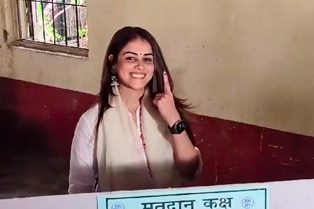 Voting for 2024 Maharashtra state assembly elections_Actor Genelia