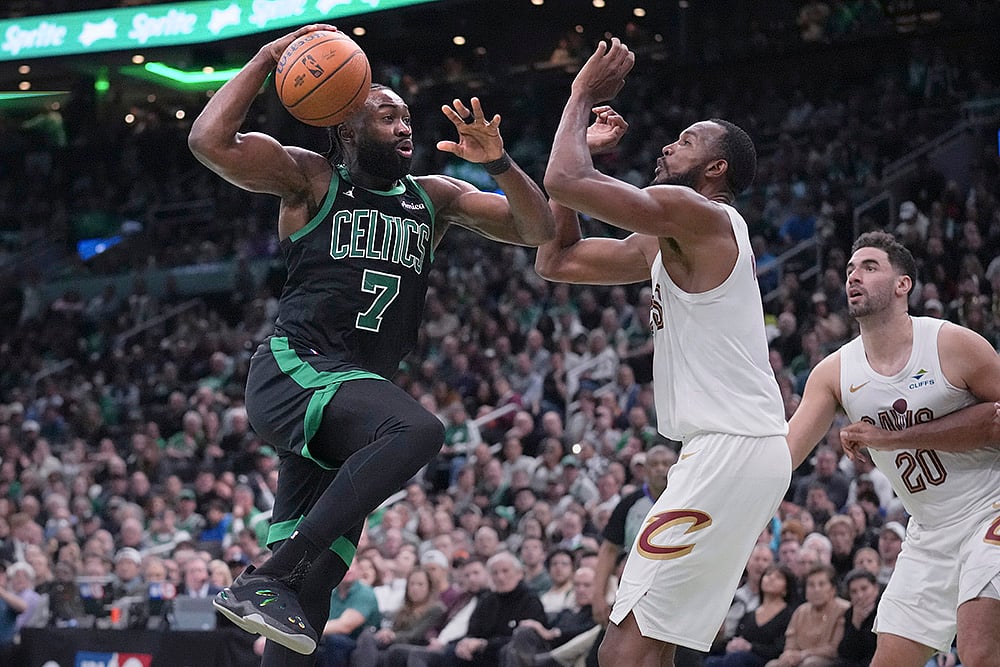 NBA Boston Celtics vs Clevland Cavaliers Basketball_Jaylen Brown 