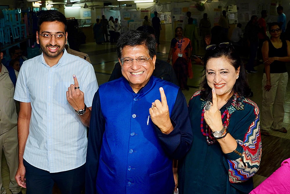 Voting for 2024 Maharashtra state assembly elections_Piyush Goyal