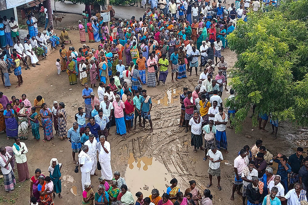 Protest against tungsten mining in TN