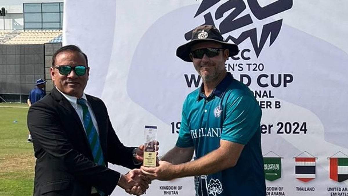 X/ThailandCricket : Thailand's Jandre Coetzee.