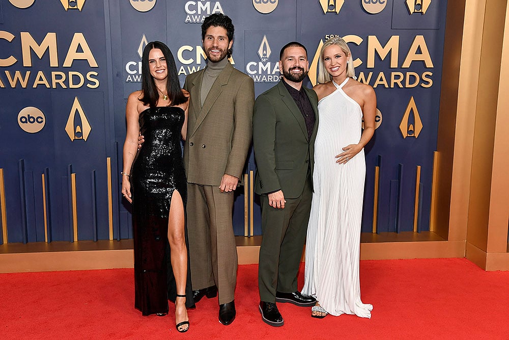 58th Annual CMA Awards photos_ Abby Smyers, Dan Smyers, Shay Mooney and Hannah Mooney