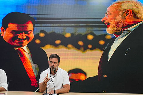 Rahul Gandhi press conference on Gautam Adani