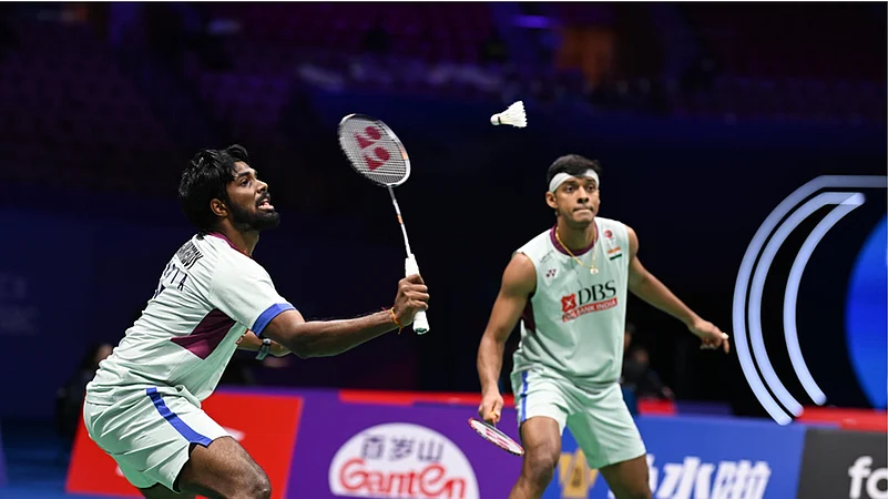 Satwiksairaj Rankireddy and Chirag Shetty china masters