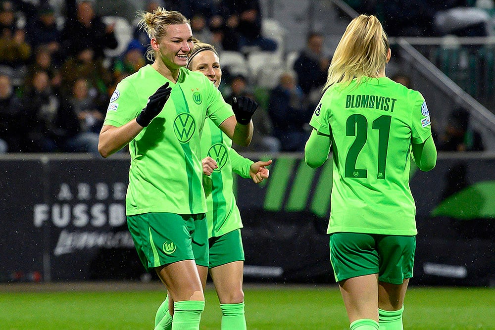 Womens Champions League soccer VfL Wolfsburg and Galatasaray A S football gallery_Alexandra Popp