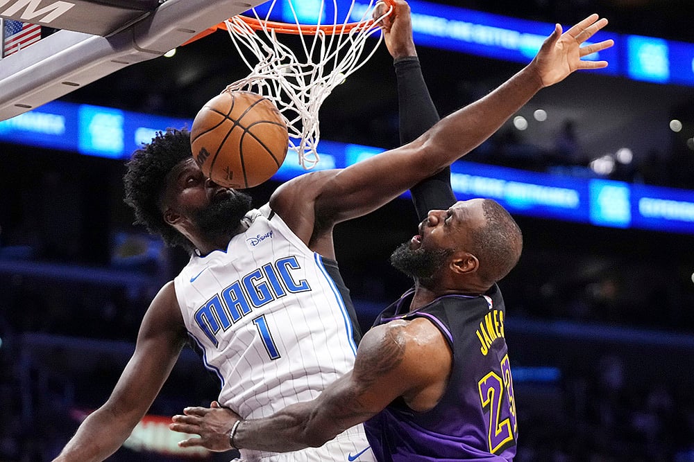 NBA Basketball Orlando Magic vs Los Angeles Lakers match gallery_LeBron James