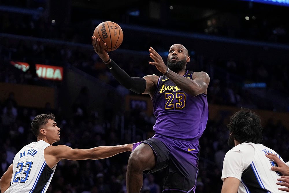 NBA Basketball Orlando Magic vs Los Angeles Lakers match gallery_