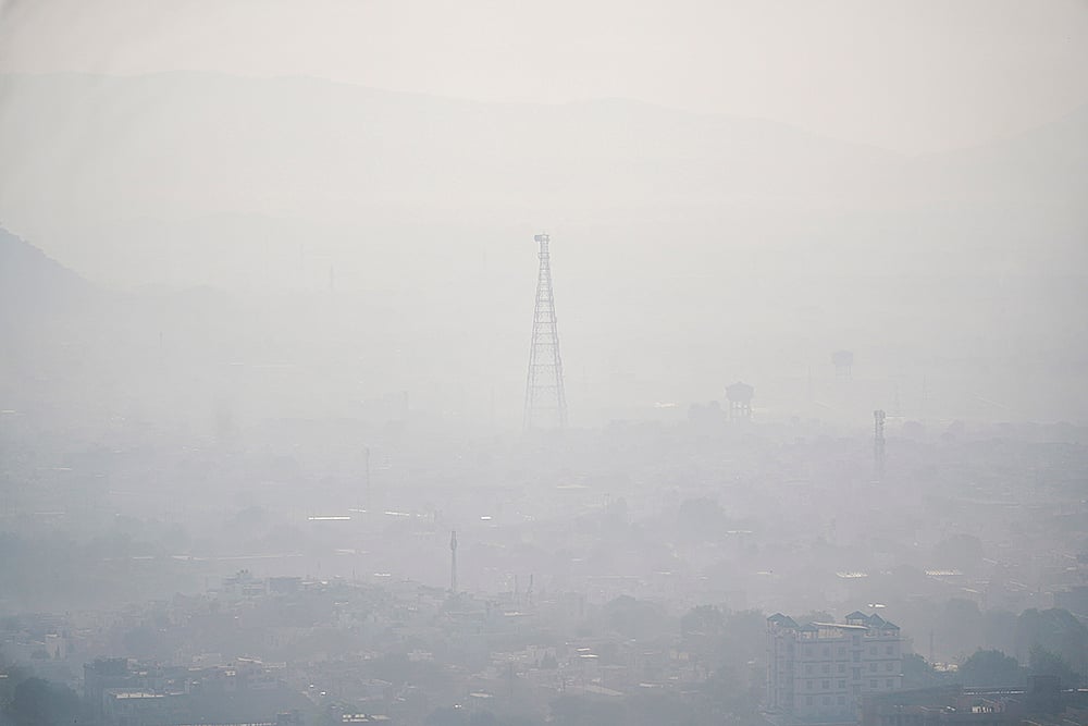 Weather: Smog in Ajmer