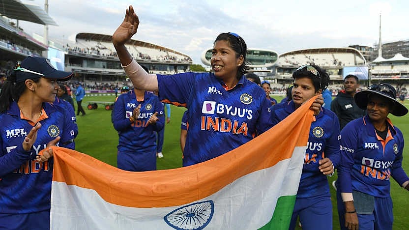 Photo: X | ICC : Former India cricketer Jhulan Goswami.